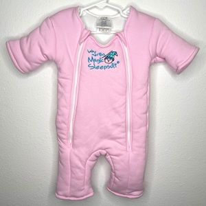 merlin's sleep suit pink